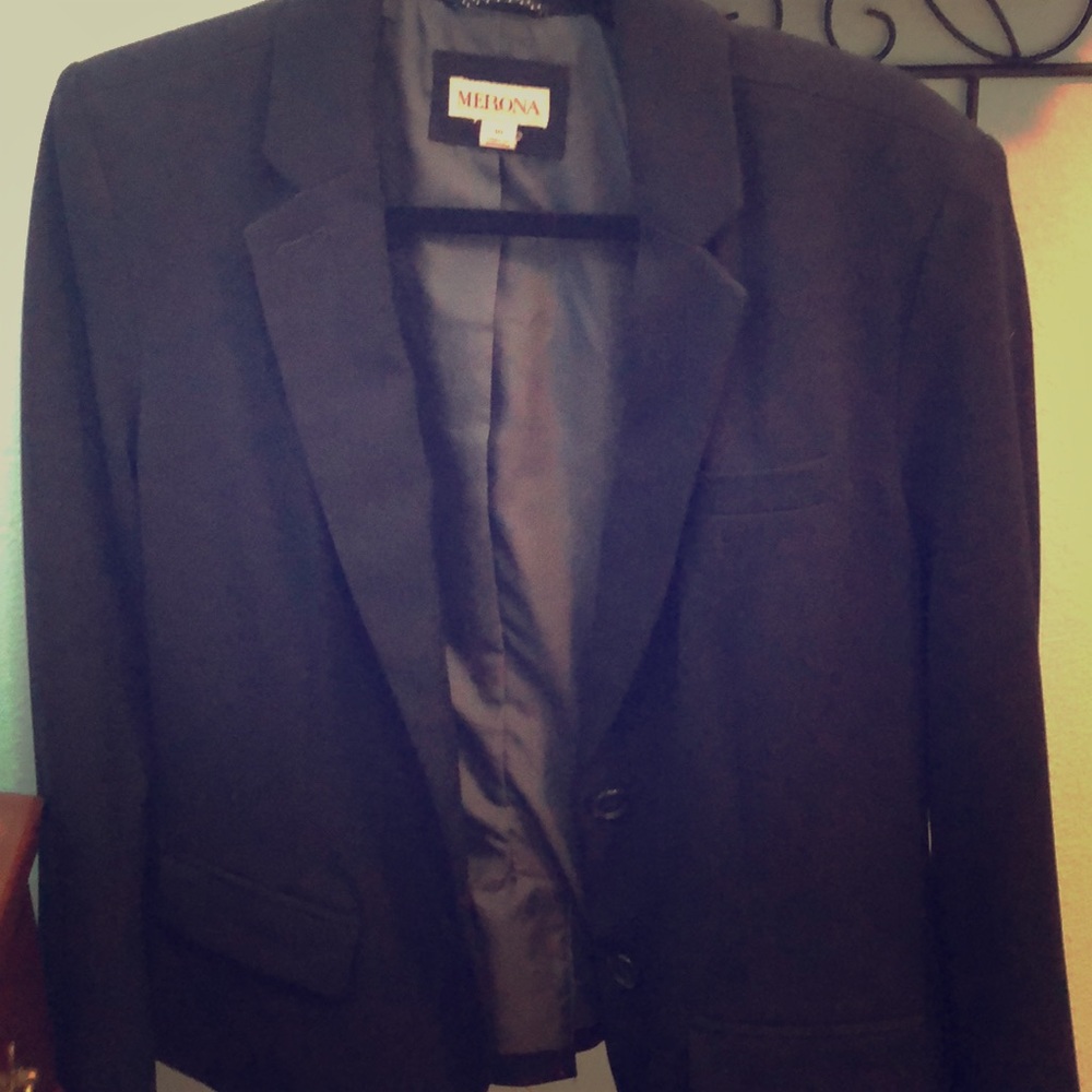 Merona navy women’s blazer, size 10